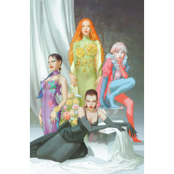 GOTHAM CITY SIRENS 1 OF 4 CVR B W SCOTT FORBES CARD STOCK VAR