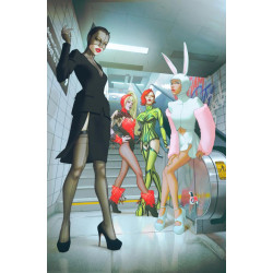GOTHAM CITY SIRENS 2 OF 4 CVR B W SCOTT FORBES CARD STOCK VAR