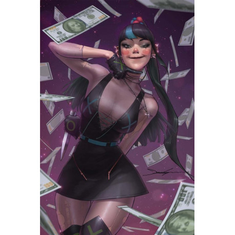 GOTHAM CITY SIRENS 4 OF 4 CVR C JEEHYUNG LEE CARD STOCK VAR