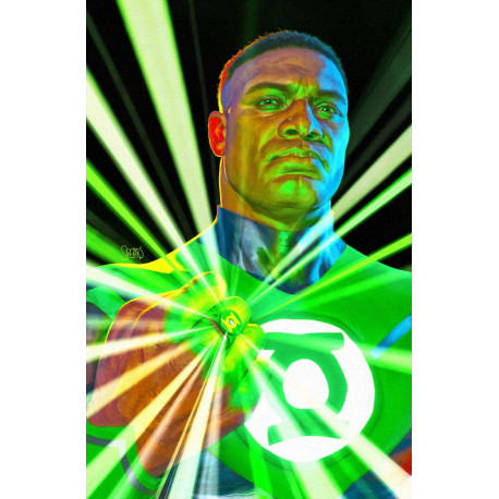GREEN LANTERN WAR JOURNAL 12 CVR B MARK SPEARS CARD STOCK VAR