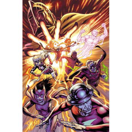 JUSTICE SOCIETY OF AMERICA 12 OF 12 CVR C MARCO SANTUCCI CARD STOCK VAR