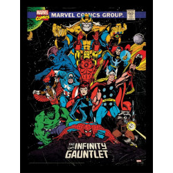 AVENGERS 30 X 40 CM COLLECTOR PRINT FRAMED