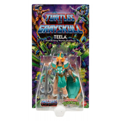 TEELA MOTU X TMNT TURTLES OF GRAYSKULL FIGURINE 14 CM