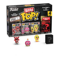 FOXY FIVE NIGHTS AT FREDDY'S PACK 4 FIGURINES BITTY POP VINYL 2 CM