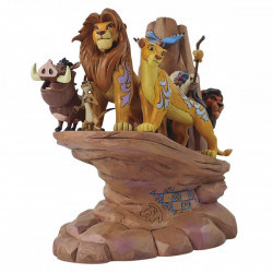 LION KING PRIDE ROCK DISNEY TRADITIONS STATUE 15 CM