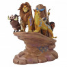 LION KING PRIDE ROCK DISNEY TRADITIONS STATUE 15 CM