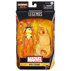 WOLFSBANE MARVEL LEGENDS FIGURINE BAF MARVEL S ZABU 15 CM