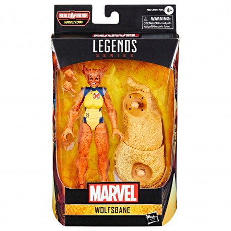 WOLFSBANE MARVEL LEGENDS FIGURINE BAF MARVEL S ZABU 15 CM