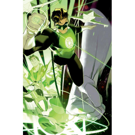 GREEN LANTERN 15 CVR C SIMONE DI MEO CARD STOCK VAR ABSOLUTE POWER 