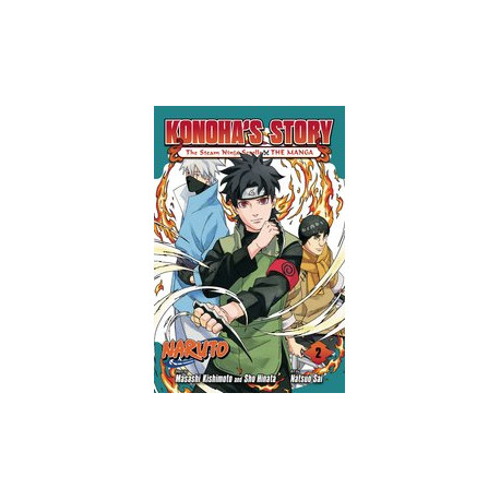 NARUTO KONOHAS STORY STEAM NINJA SCROLLS MANGA GN VOL 2