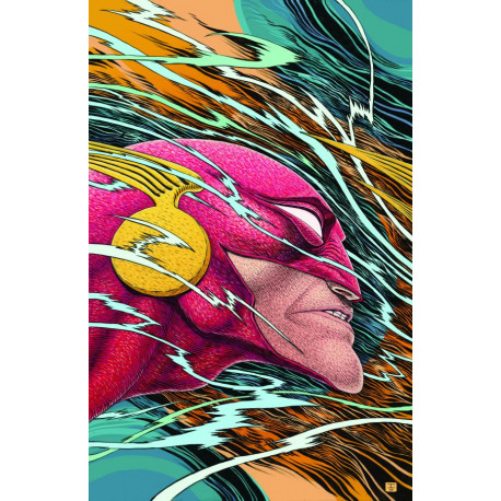 FLASH 14 CVR C IAN BERTRAM CARD STOCK VAR