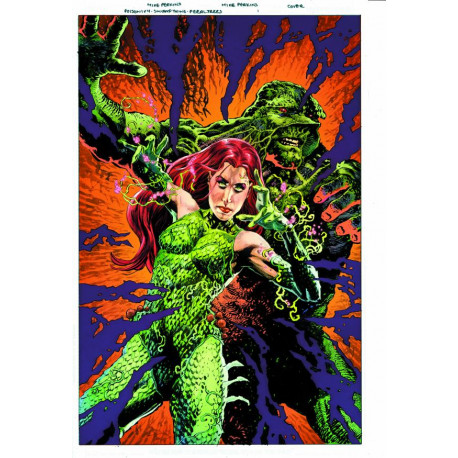 POISON IVY SWAMP THING FERAL TREES 1 ONE SHOT CVR B MIKE PERKINS CARD STOCK VAR