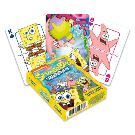 BOB L EPONGE JEU DE CARTES A JOUER CAST