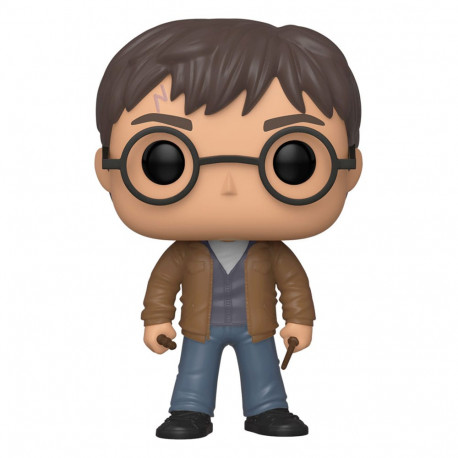 HARRY WITH 2 WANDS EXCLUSIVE HARRY POTTER POP MOVIES VINYL FIGURINE 9 CM