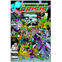CRISIS ON INFINITE EARTHS 9 FACSIMILE EDITION CVR A GEORGE PEREZ