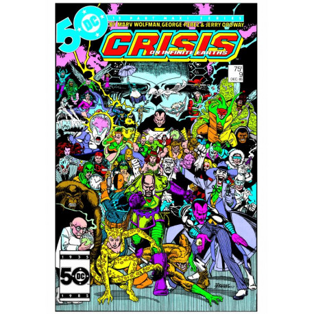 CRISIS ON INFINITE EARTHS 9 FACSIMILE EDITION CVR A GEORGE PEREZ