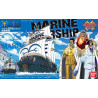 MARINE SHIP ONE PIECE MAQUETTE GRAND SHIP COLLECTION 15CM