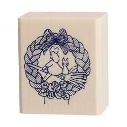TAMPON EN BOIS COURONNE DE PAIN KIKI LA PETITE SORCIERE
