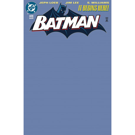 BATMAN 608 FACSIMILE EDITION CVR C BLANK CARD STOCK VAR