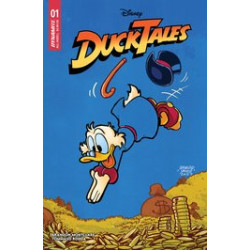 DUCKTALES 1 CVR Z LAURO PREMIUM EMBOSSED METAL DE EXC 