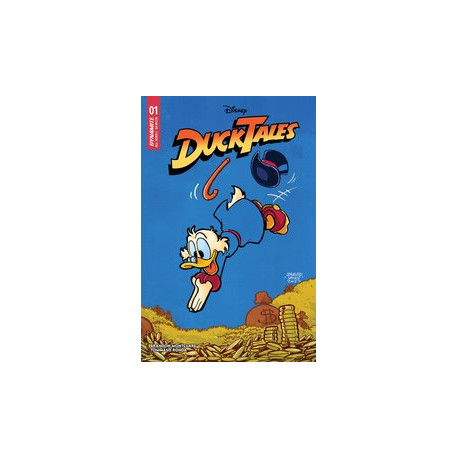 DUCKTALES 1 CVR Z LAURO PREMIUM EMBOSSED METAL DE EXC 