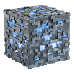 MINERAI DE DIAMANT LUMINEUX REPLIQUE COLLECTOR MINECRAFT