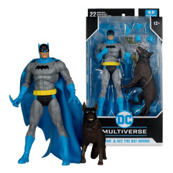 DC MULTIVERSE BATMAN WAVE 3 BATMAN AND ACE BAT HOUND 18 CM