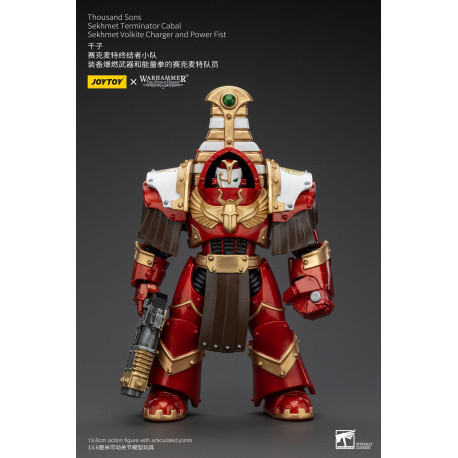 WARHAMMER HORUS HERESY THOUSAND SONS SEKHMET TERMINATOR CABAL VOLKIT CHARGER AND POWER FIST