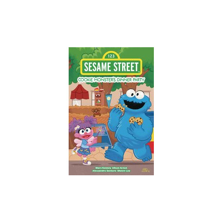 SESAME STREET COOKIE MONSTERS DINNER PARTY HC 