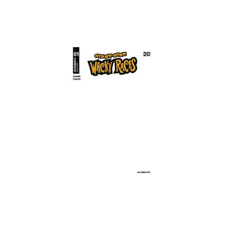 GIANT-SIZED WACKY RACES 1 CVR D BLANK AUTHENTIX