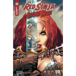 RED SONJA ATTACKS MARS 2 CVR C LAND