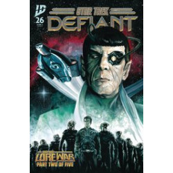 STAR TREK DEFIANT 26 CVR B WOODWARD