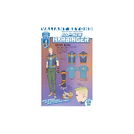 VALIANT BEYOND ALL NEW HARBINGER 1 CVR D PONCE DESGIN