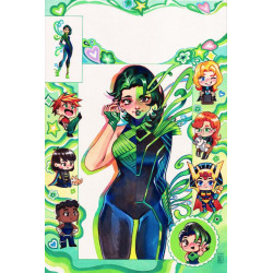 BIRDS OF PREY 20 CVR C RIAN GONZALES CARD STOCK VAR