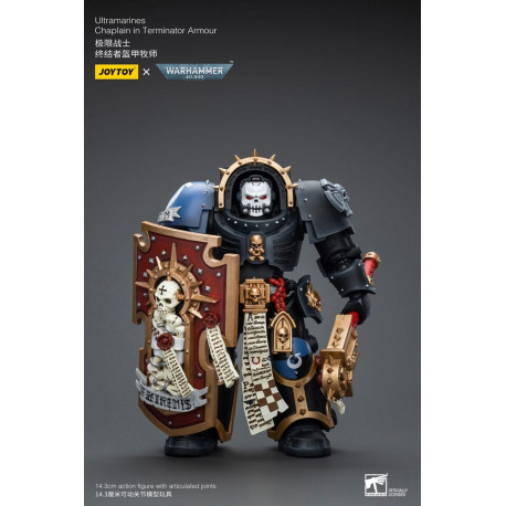 WARHAMMER 40K ULTRAMARINES CHAPLAIN IN TERMINATOR ARMOUR