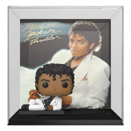 MICHAEL JACKSON THRILLER POP ALBUMS VINYL FIGURINE 9 CM