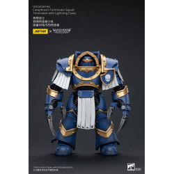 WARHAMMER HORUS HERESY ULTRAMARINES CATAPHRACTII TERMINATOR SQUAD LIGHTNING CLAWS 14 CM