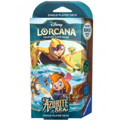 STARTER DECK AZURITE SEA EMERALD-SAPPHIRE DISNEY LORCANA TCG