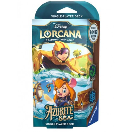 STARTER DECK AZURITE SEA EMERALD-SAPPHIRE DISNEY LORCANA TCG