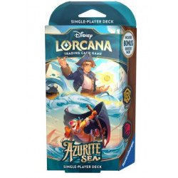STARTER DECK AZURITE SEA AMBER-RUBY DISNEY LORCANA TCG