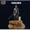 THE MANDALORIAN AND GROGU COLLECTOR ATTAKUS 25TH ANNIVERSARY STATUE 54 CM