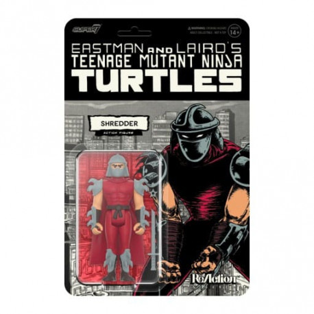 SHREDDER COMIC COLOR TORTUES NINJA FIGURINE REACTION WAVE 11 10 CM