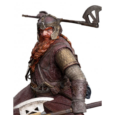 SEIGNEUR DES ANNEAUX GIMLI 28CM