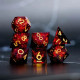 FLUX SANGLANT SET DE DES JDR PREMIUM EN RESINE