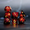 FLUX SANGLANT SET DE DES JDR PREMIUM EN RESINE