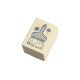 TAMPON EN BOIS NOIRAUDES ET PINCEAU MON VOISIN TOTORO