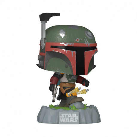 BOBA FETT WITH ROCKETS STAR WARS FETT LEGACY POP VINYL FIGURINE 9 CM