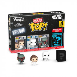 LEIA STAR WARS PACK 4 FIGURINES BITTY POP VINYL 2 CM