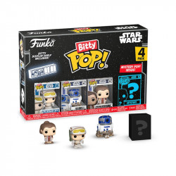 LUKE STAR WARS PACK 4 FIGURINES BITTY POP VINYL 2 CM