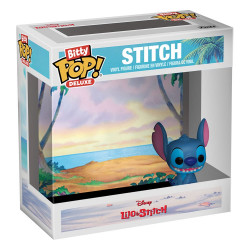 STITCH BEACH DISNEY FIGURINE BITTY POP DELUXE VINYL 2 CM